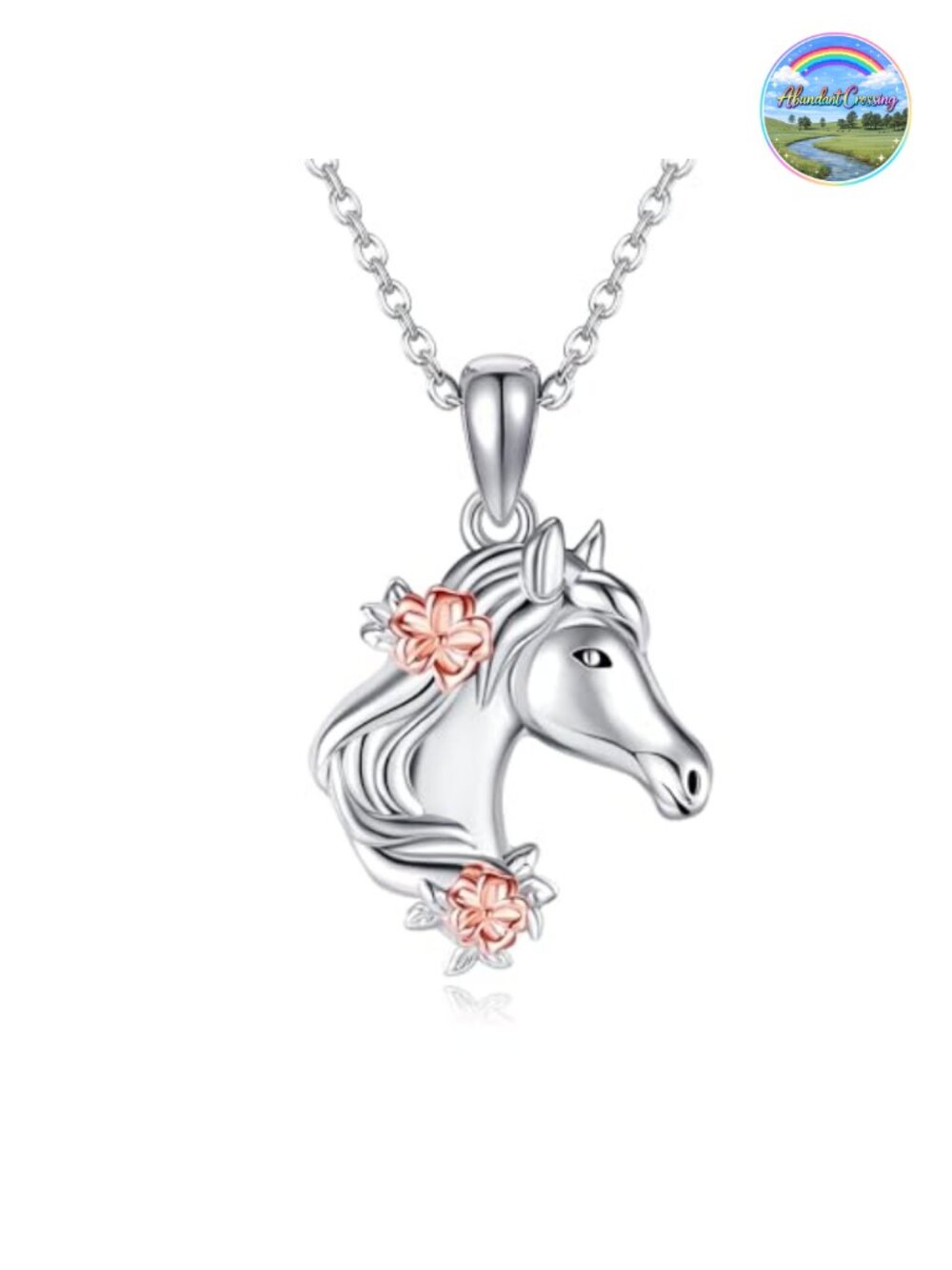 Sterling Silver Animal Pendant Necklace with Adjustable Chain, Cute Gift for